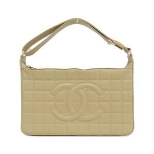 CHANEL Cream Shoulder Bag